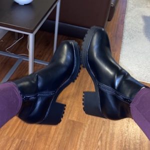 Black boots